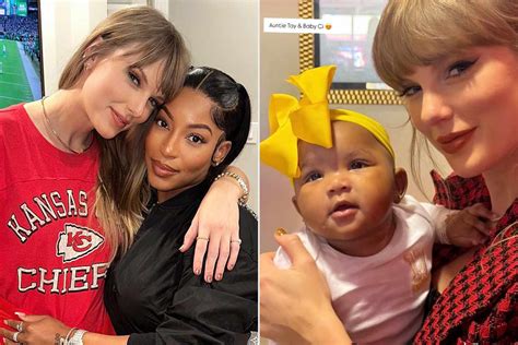 Taylor Swift Cuddles Chariah Gordon’s Baby 